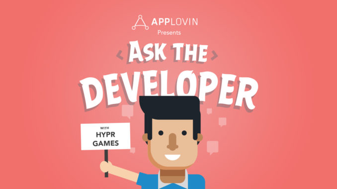 ask the developer hypr games