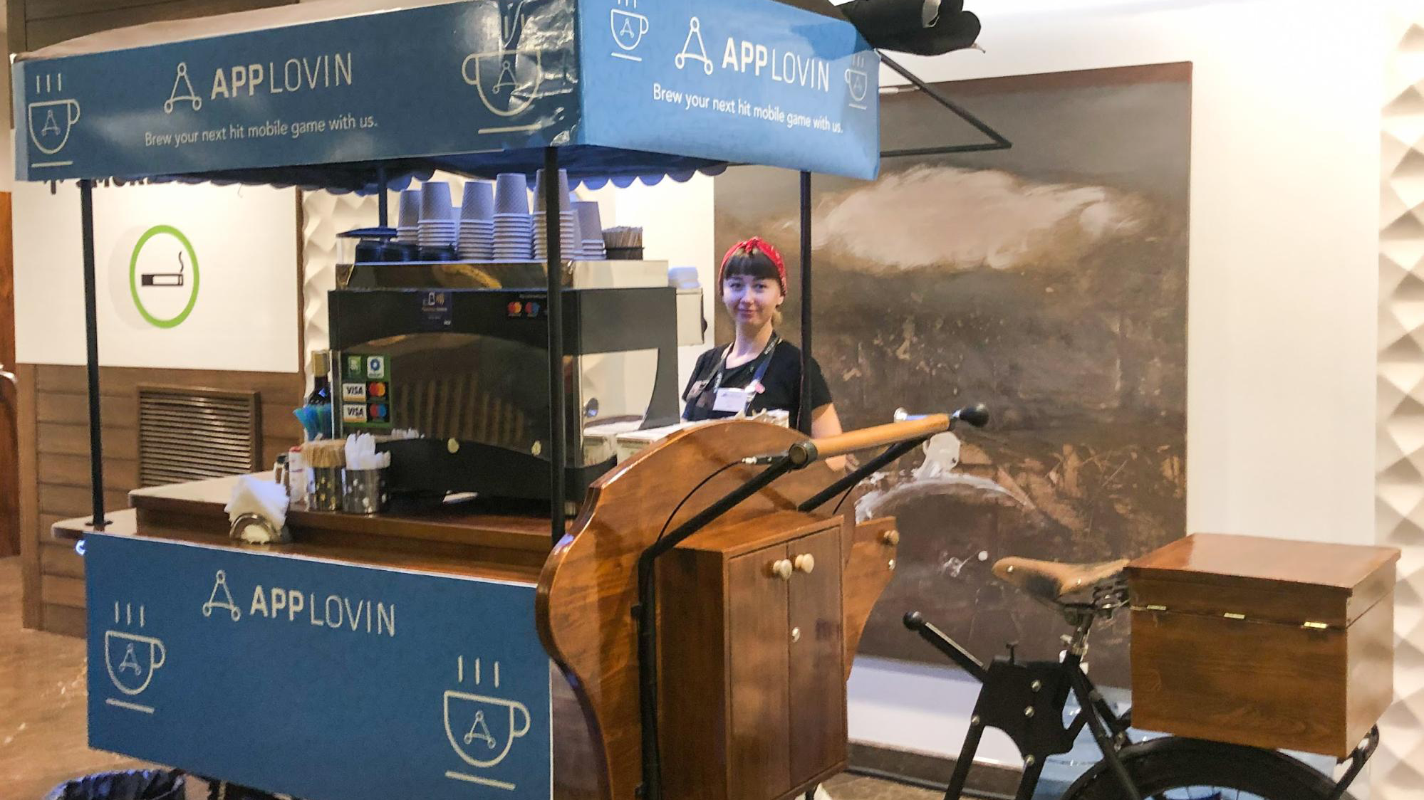 DevGamm AppLovin coffee cart