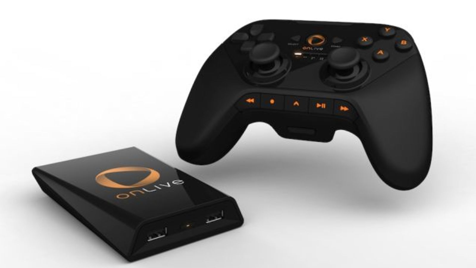 OnLive console and controller