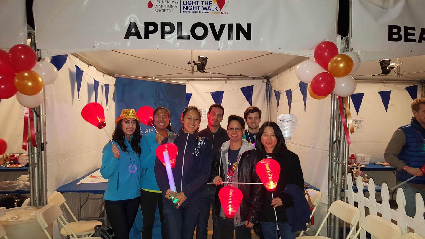 AppLovin joins Leukemia & Lymphoma Society’s Light the Night Walk