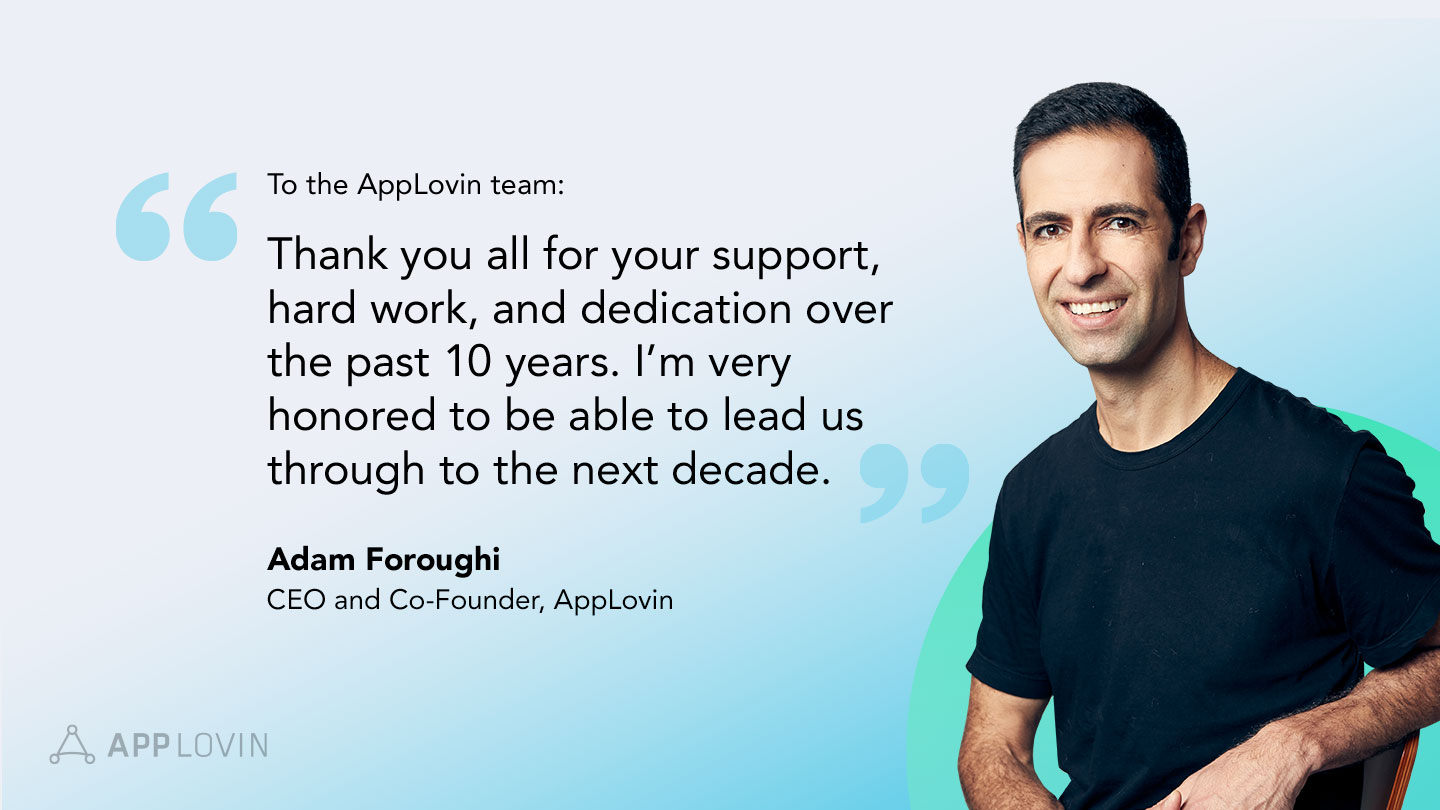 AppLovin 10 year anniversary