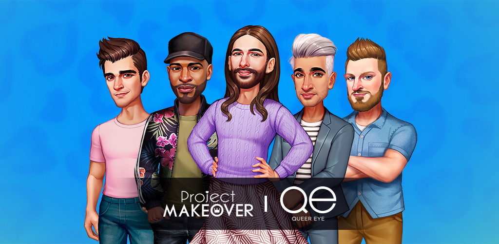 「Project Makeover」が <br>「クィア・アイ」とコラボ、「Fab Five」がゲームキャラとして登場！